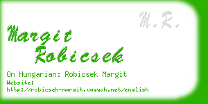margit robicsek business card